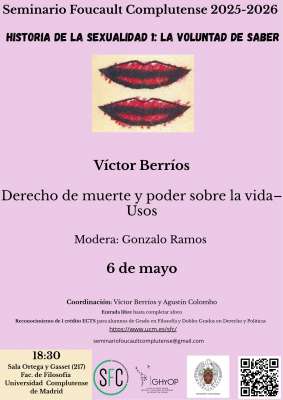 Seminario «Historia de la sexualidad 1: La voluntad de saber»